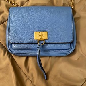 NWT Tory Burch Eve Hightide Blue Crossbody